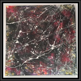 Abstract Thursday~Mixed Media on Canvas~20X20